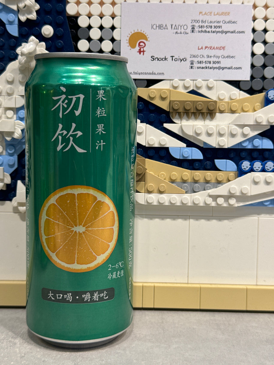 Jus à l’orange avec pulpe