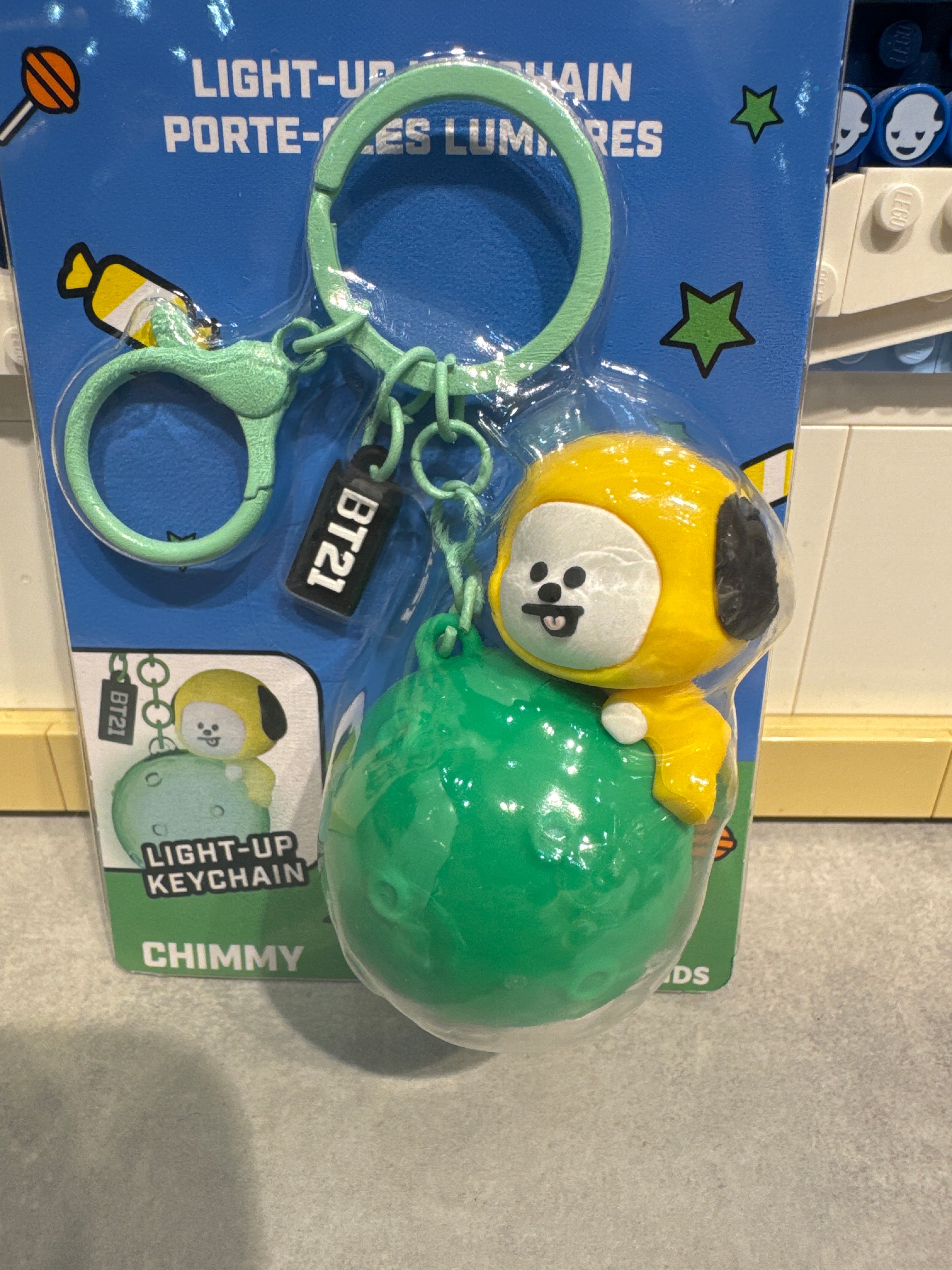 Porte-clés lumières BT21 Chimmy