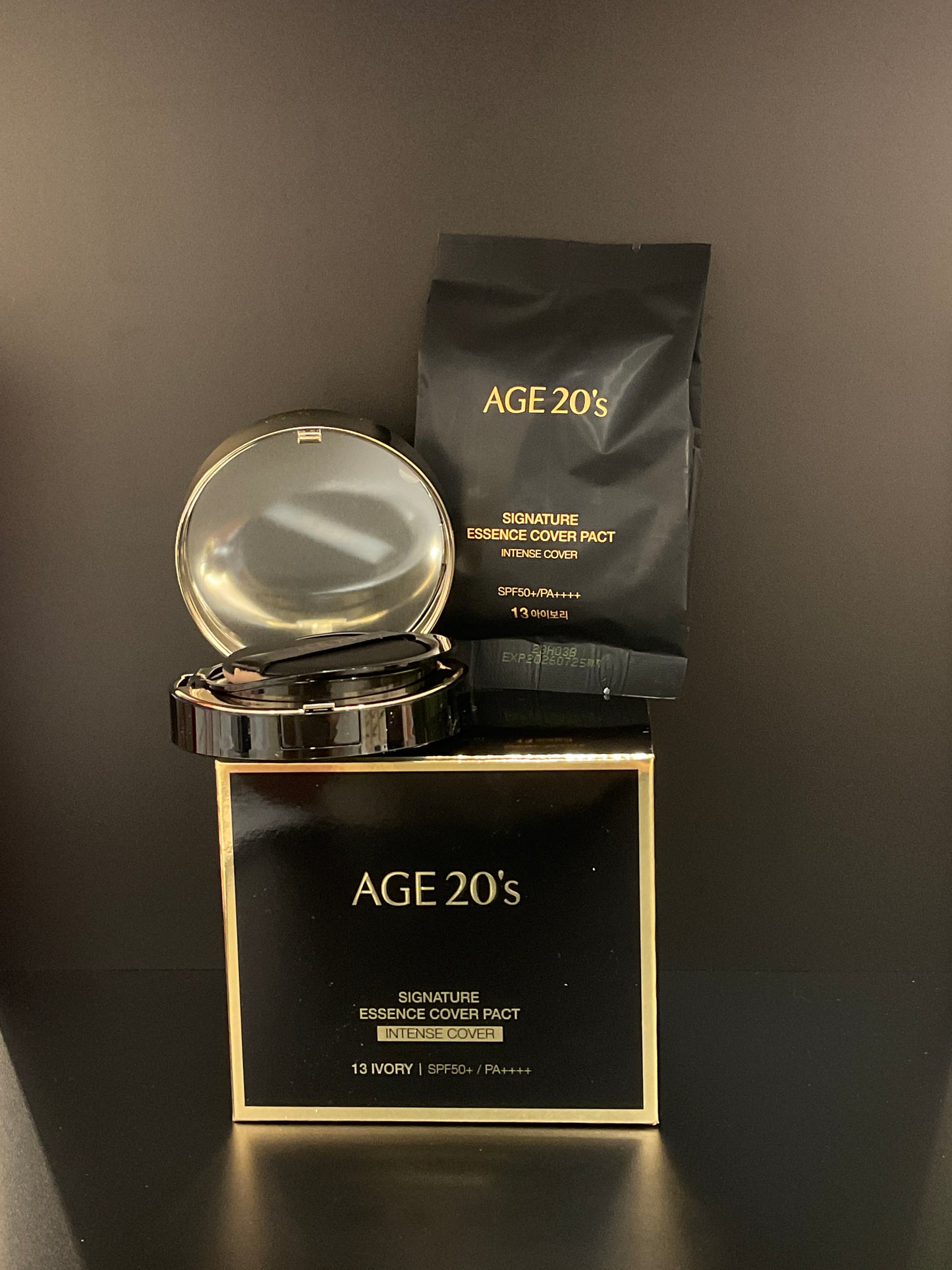 AGE 20S Essence Cover Pact Intense Black #13