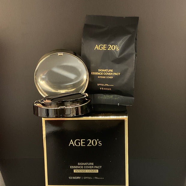 AGE 20S Essence Cover Pact Intense Black #13