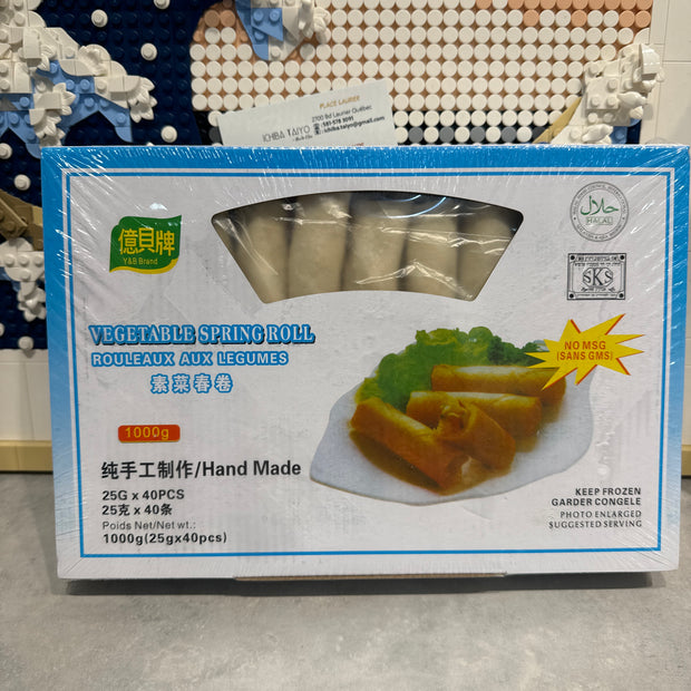 Rouleau de printemps aux légumes 1000g