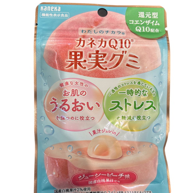 Bonbon mou gummy à la pêche  KANEKA 40g