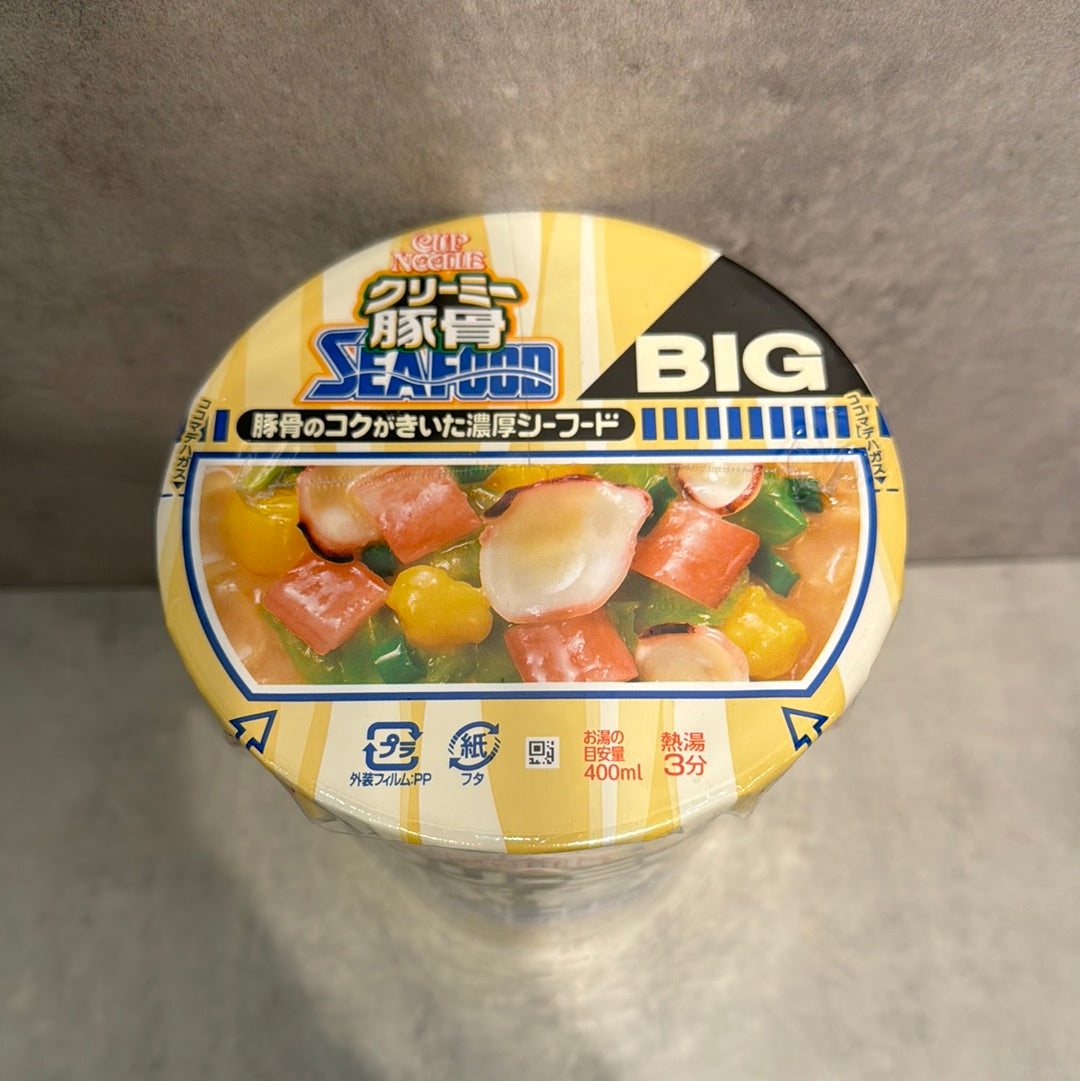 Big Cup Noodle tonkotsu et fruit de mer NISSIN