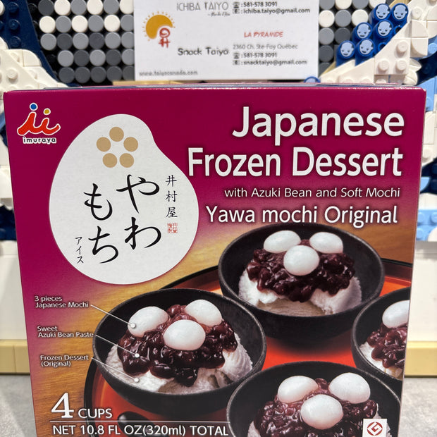 Crème glacée et mochi japonais (haricot rouge) IMURAYA 320mL