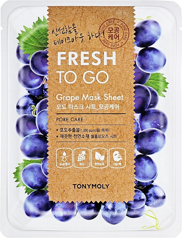 Masque en feuille (Raisin) TONYMOLY