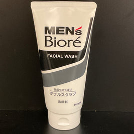 Gommage double nettoyant pour le visage pour hommes BIORE