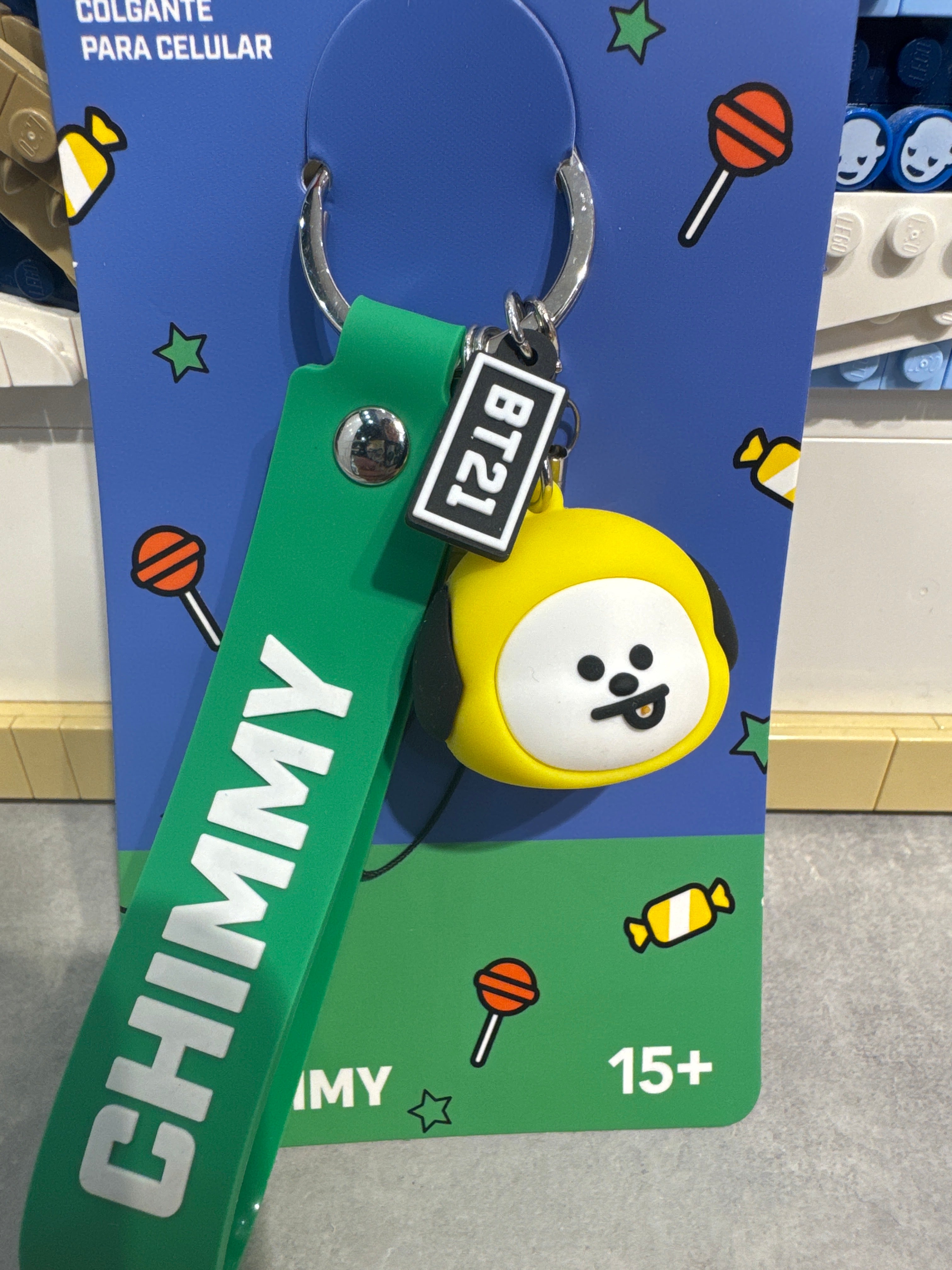 Lanière pendentif téléphone BT21 Chimmy