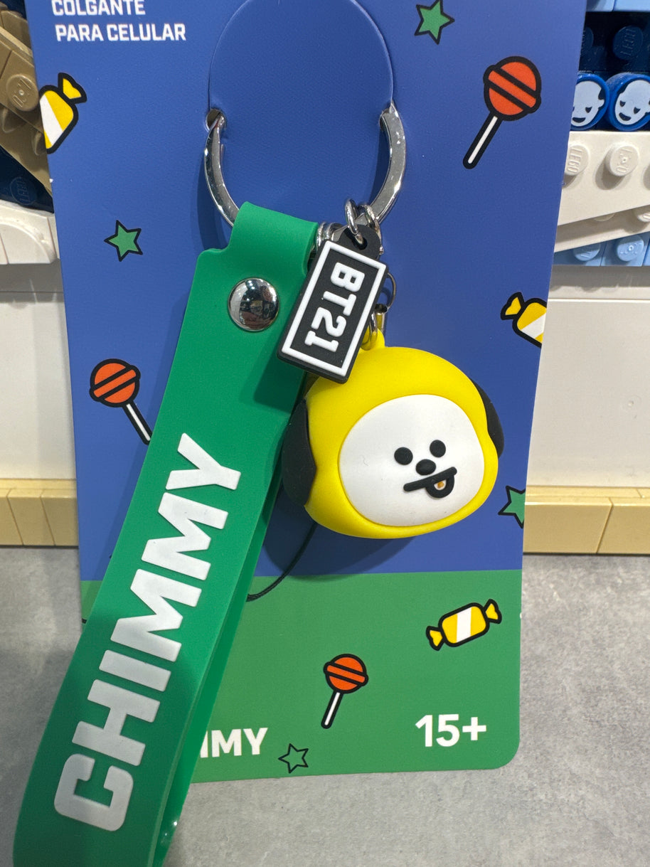 Lanière pendentif téléphone BT21 Chimmy
