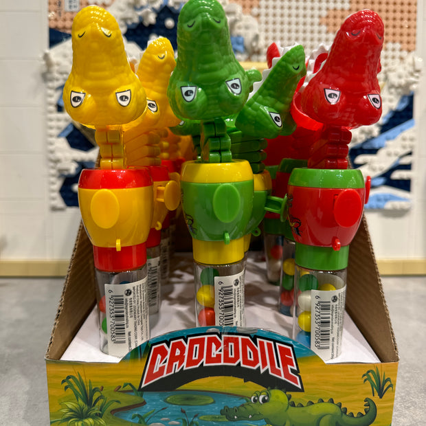 Bonbon avec jouet crocodile