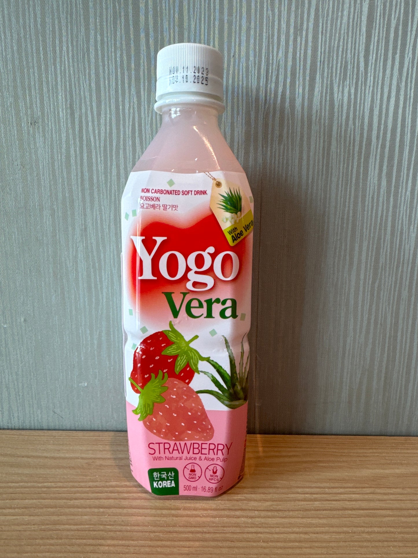 Boisson de Vera d’aloes (saveur de fraise) WANG KOREA 500mL