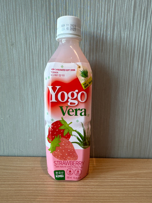 Boisson de Vera d’aloes (saveur de fraise) WANG KOREA 500mL