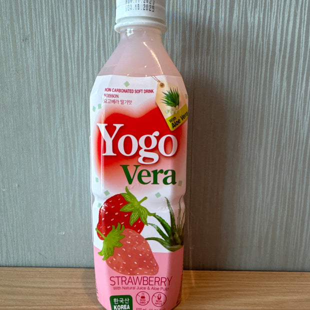 Boisson de Vera d’aloes (saveur de fraise) WANG KOREA 500mL