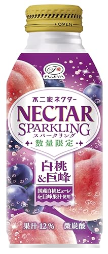 Boisson pétillante à la pêche et raisin Kyoho Nectar FUJIYA