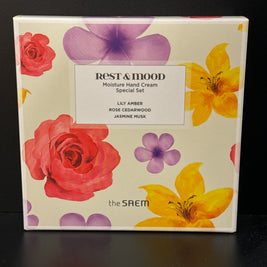 THE SAEM Ensemble spécial de crème pour les mains Rest & Mood Moisture 30mlx3