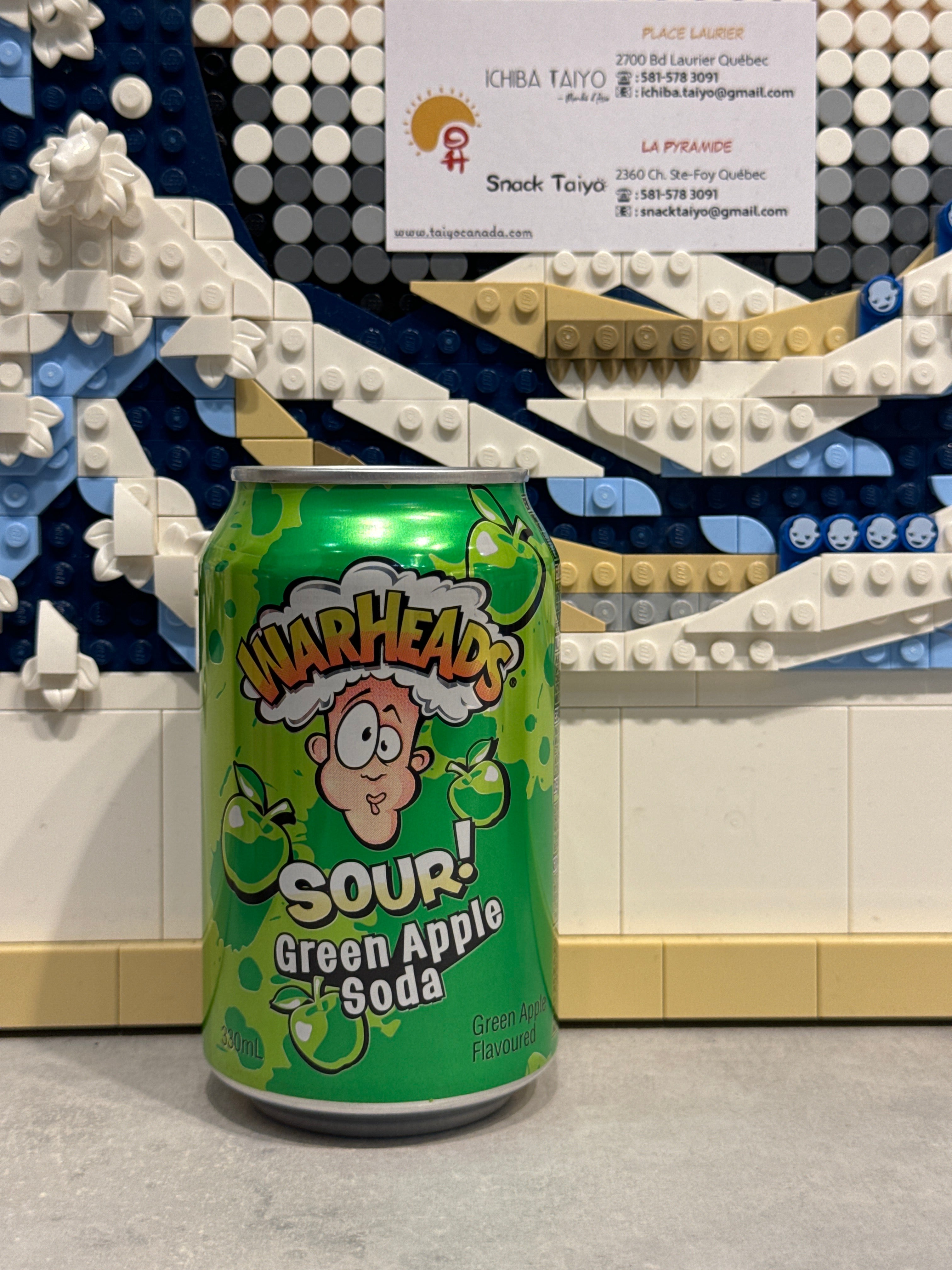 Soda sure à la pomme verte