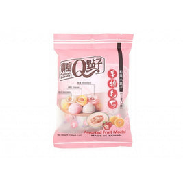 Mochi japonais (saveur de fruits assortis) 宝岛Q点子 和风麻薯 混合水果味 120g