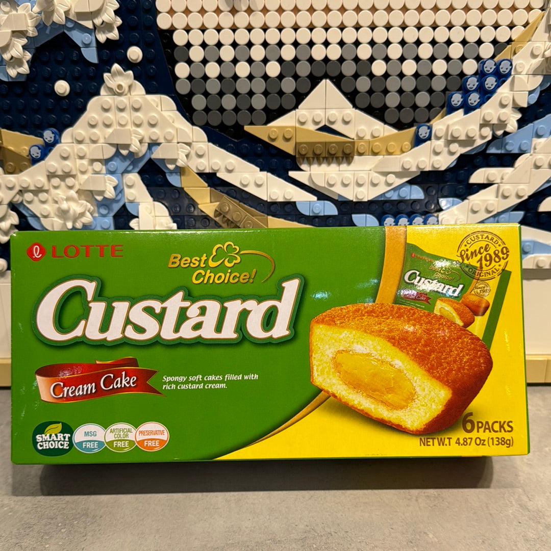 Lotte custard cream cake 138g