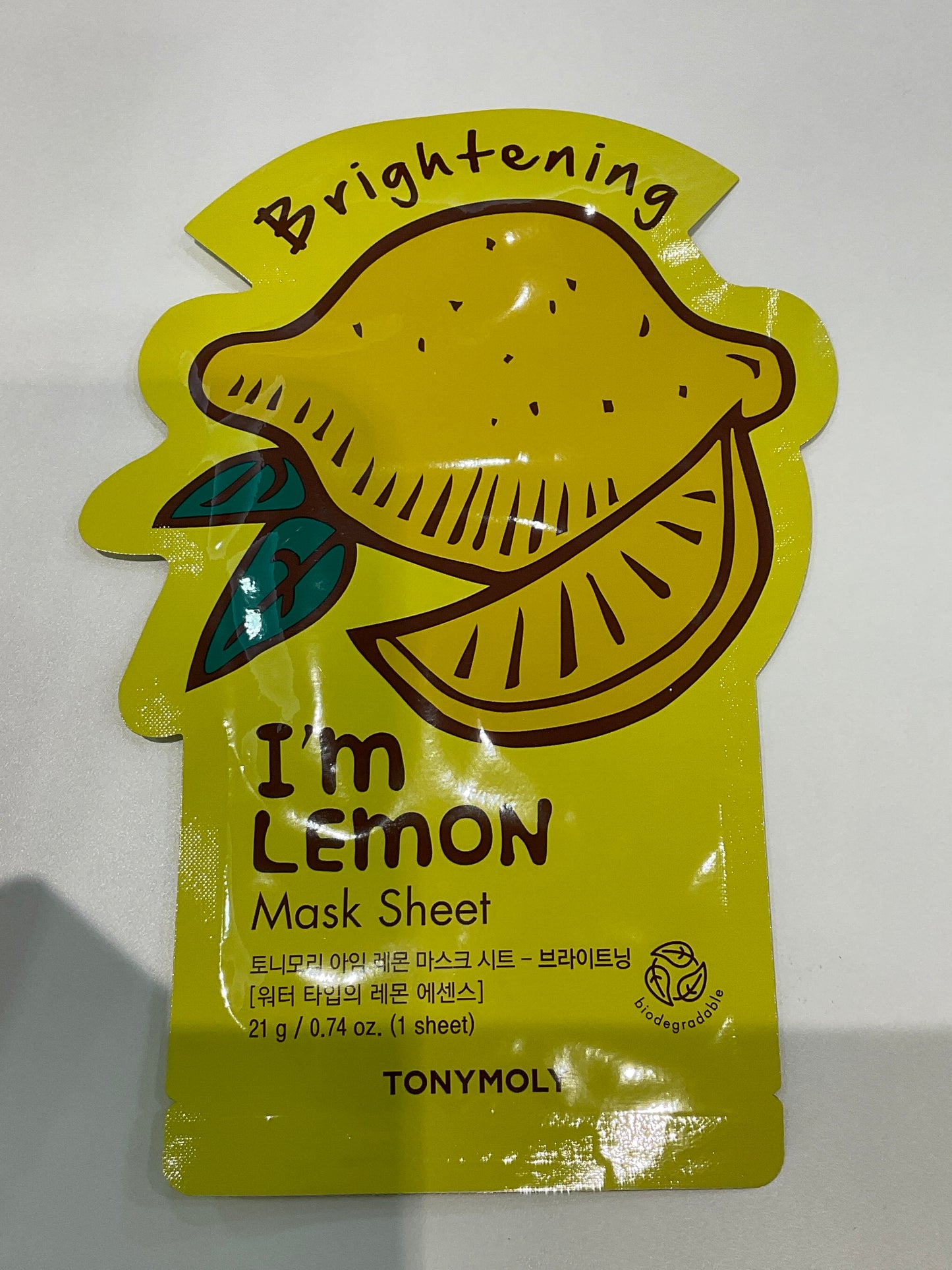 TONYMOLY I'm Real Mask Sheet Lemon