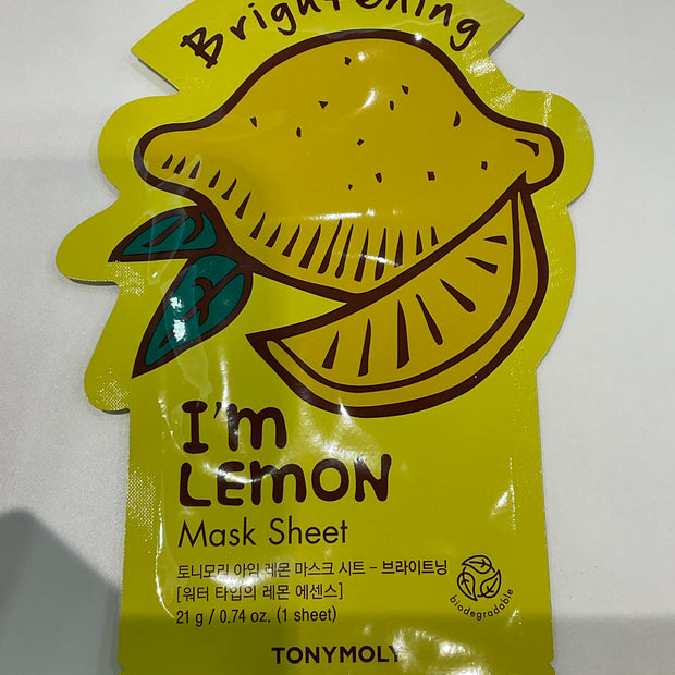 TONYMOLY I'm Real Mask Sheet Lemon