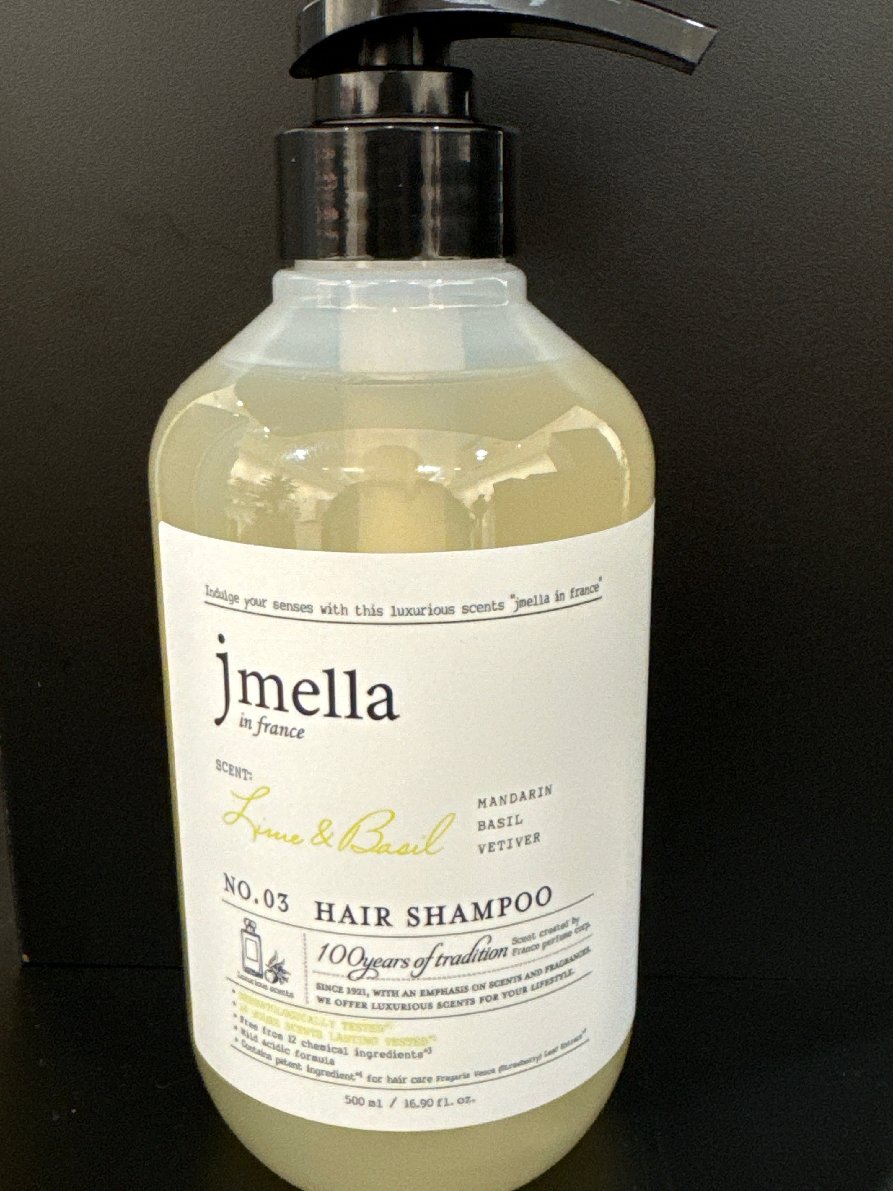 JMELLA-Shampooing （lime&basilic）500ml