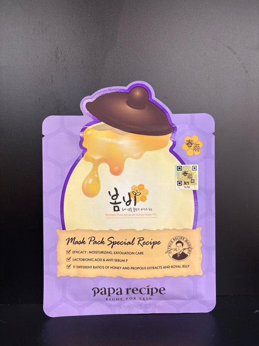 Masque-PAPA RECIPE-Pore Ampoule Honey Mask Purple 1pc