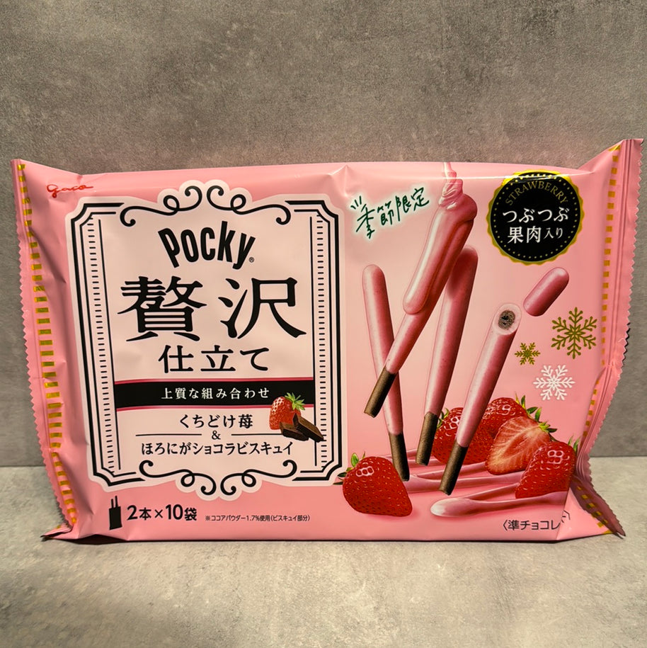 Pocky Luxe à la fraise et chocolat