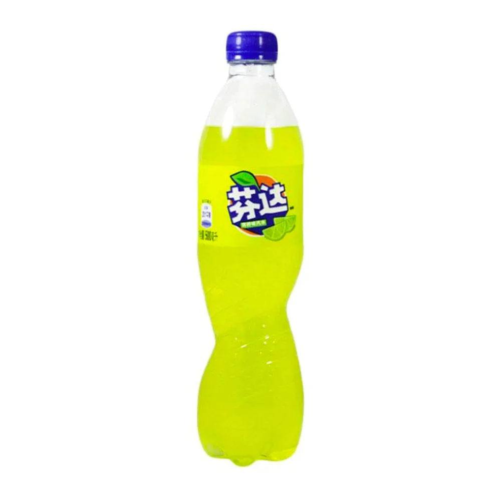 FANTA saveur de lime 芬达 青柠味汽水 500mL