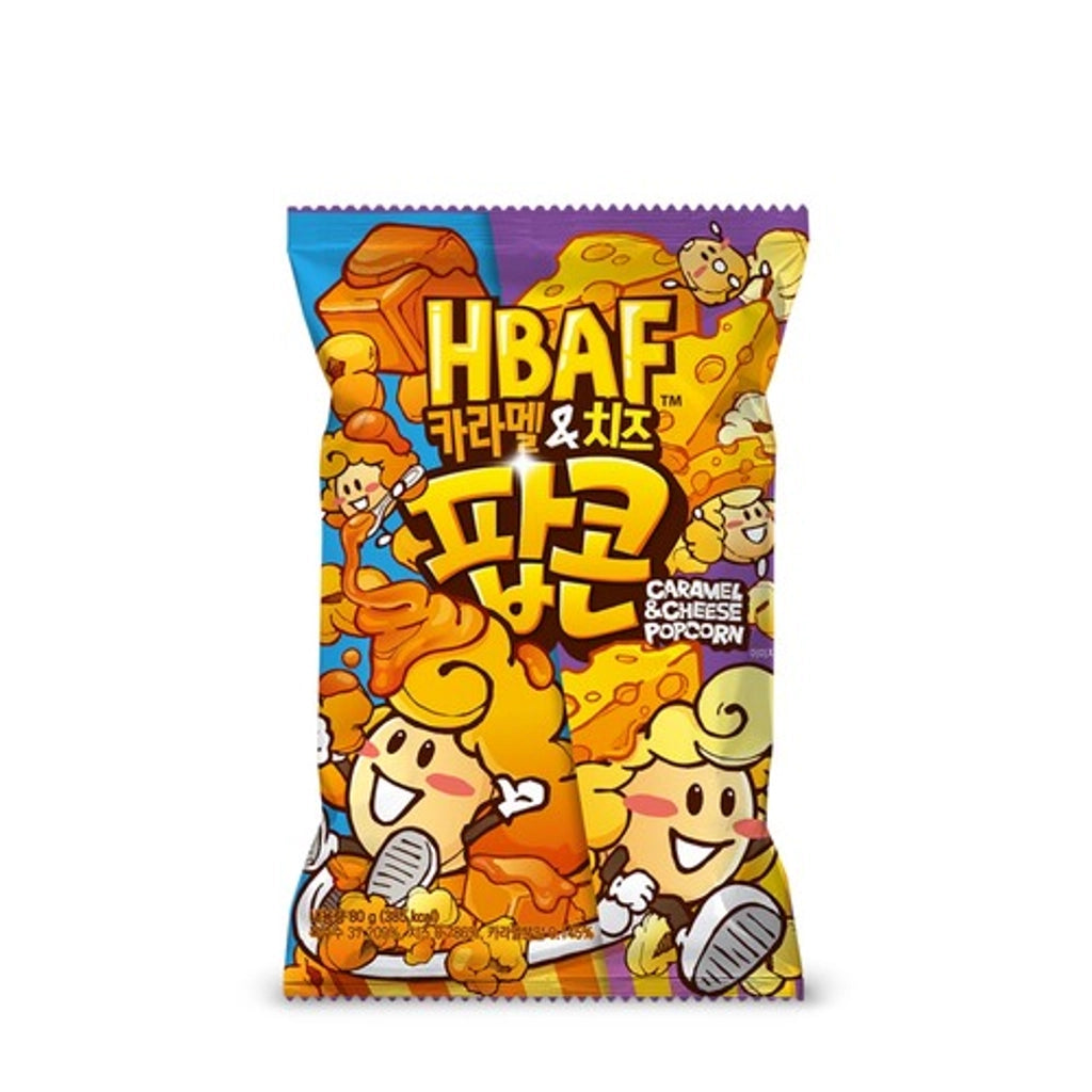 Popcorn saveur caramel et fromage HBAF 80g