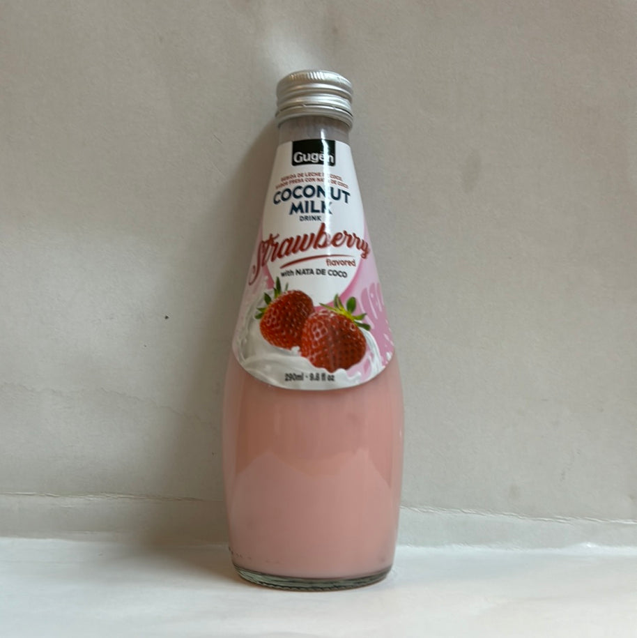 Boisson au lait de coco (saveur fraise) GUGËN