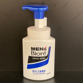 BIORE Pompe nettoyante pour le visage pour homme bleue 150ml