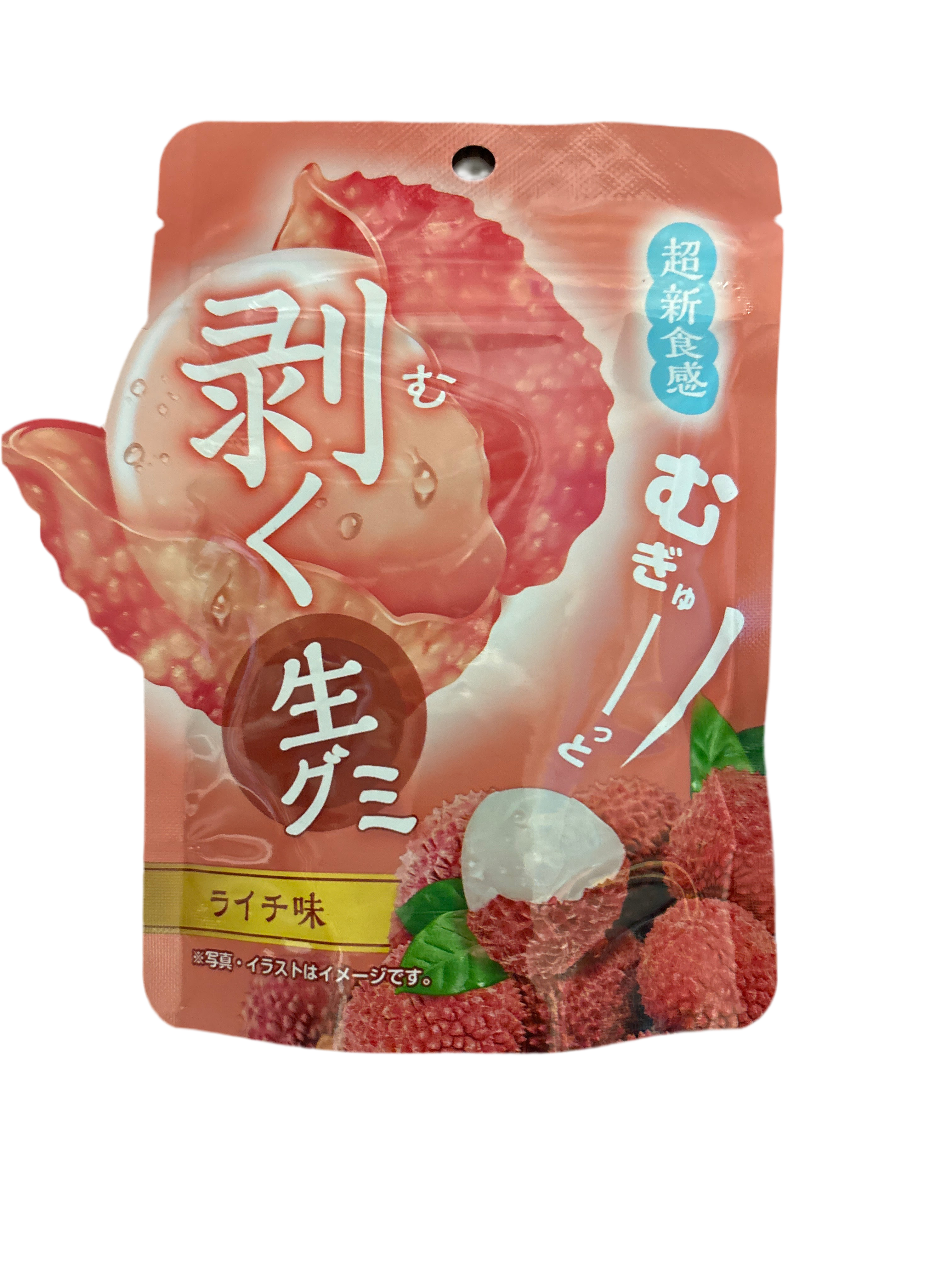 Bonbons mous à peler saveur litchi 100g