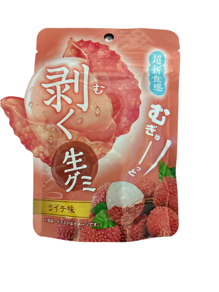 Bonbons mous à peler saveur litchi 100g