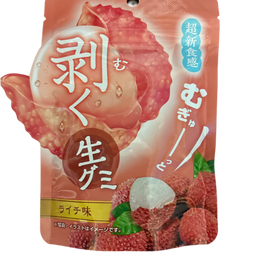 Bonbons mous à peler saveur litchi 100g