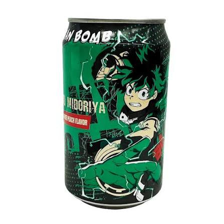 OCEAN BOMB soda à la pêche blanche My Hero Academia 330ml