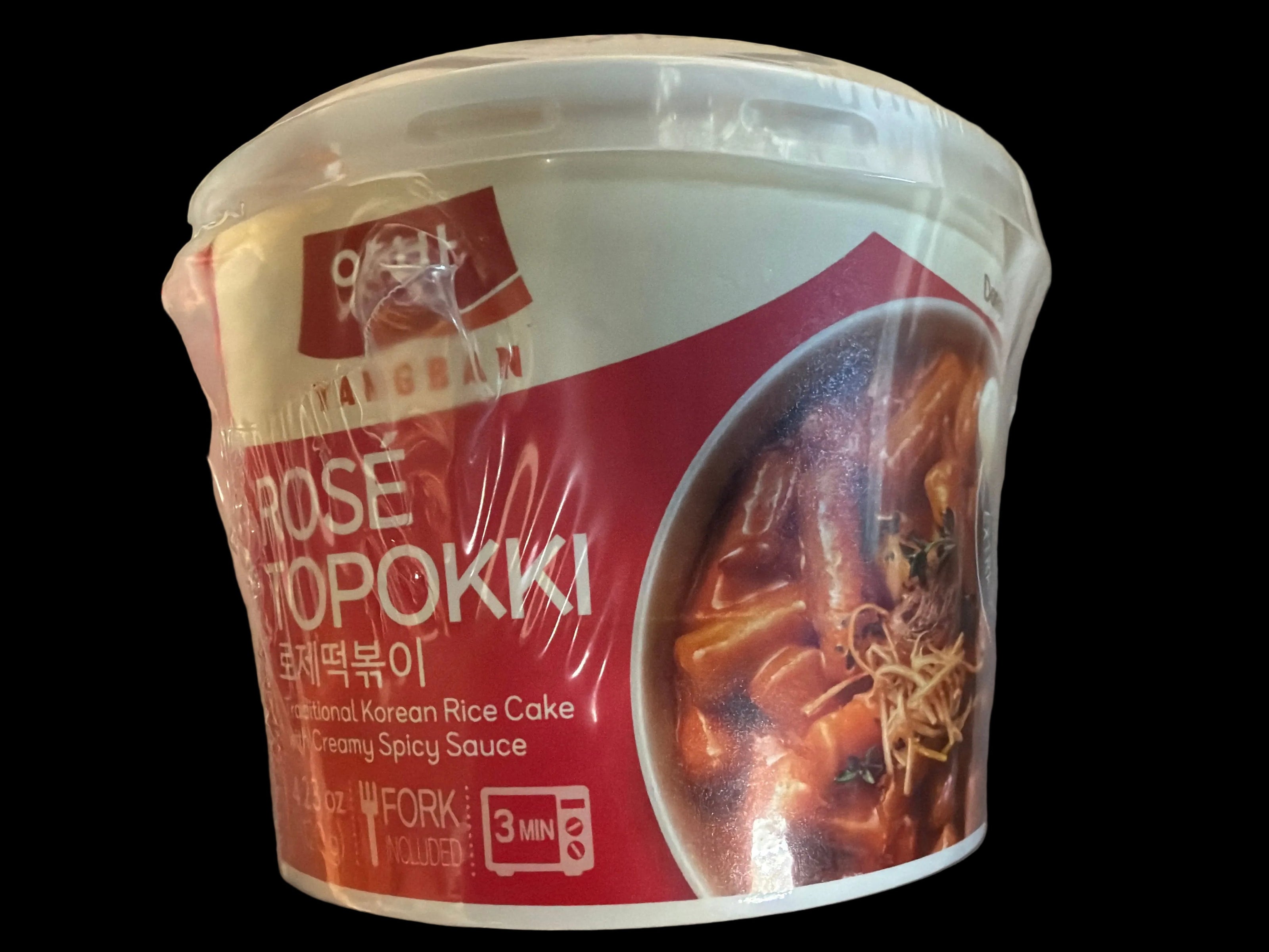 Gâteau de riz Topokki (saveur rose) Yangban DONG WON 120g