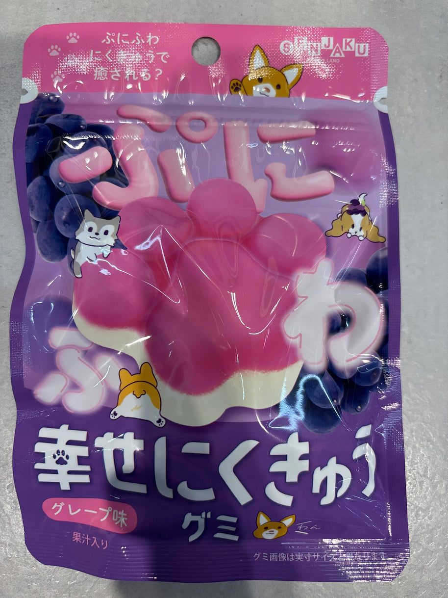 Bonbon mou au raisin Happynikukyu SENJAKU 30g
