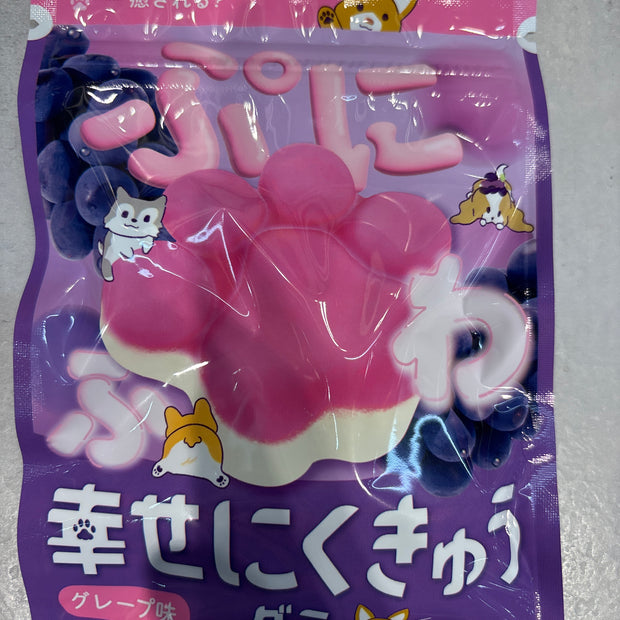 Bonbon mou au raisin Happynikukyu SENJAKU 30g