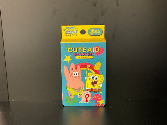 Bandages d'urgence SANTAN Bob l'éponge 18pcs