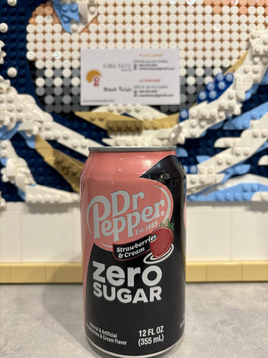 Dr.Pepper à la fraise et crème ZERO SUCRE