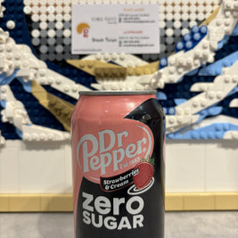 Dr.Pepper à la fraise et crème ZERO SUCRE