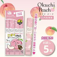 OKUCHI Peach Mouthwash 5pcs
