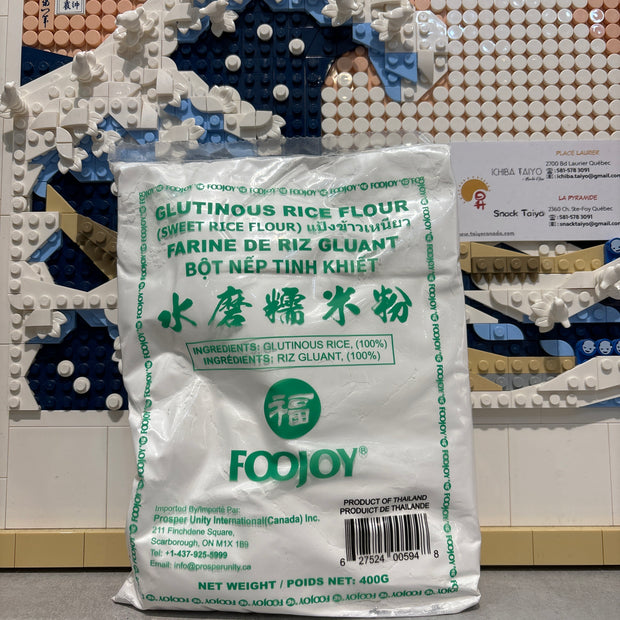 Farine de riz gluant FOOJOY 水磨糯米粉 400g