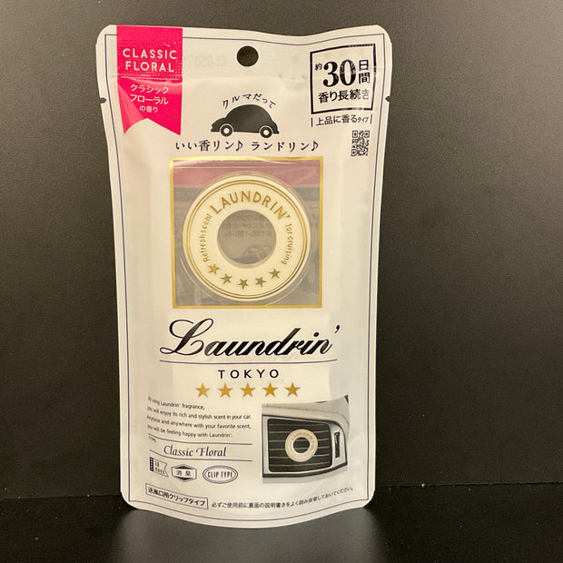 aromathérapie automobile LAUNDRIN !! Car Fragrance Classic Floral