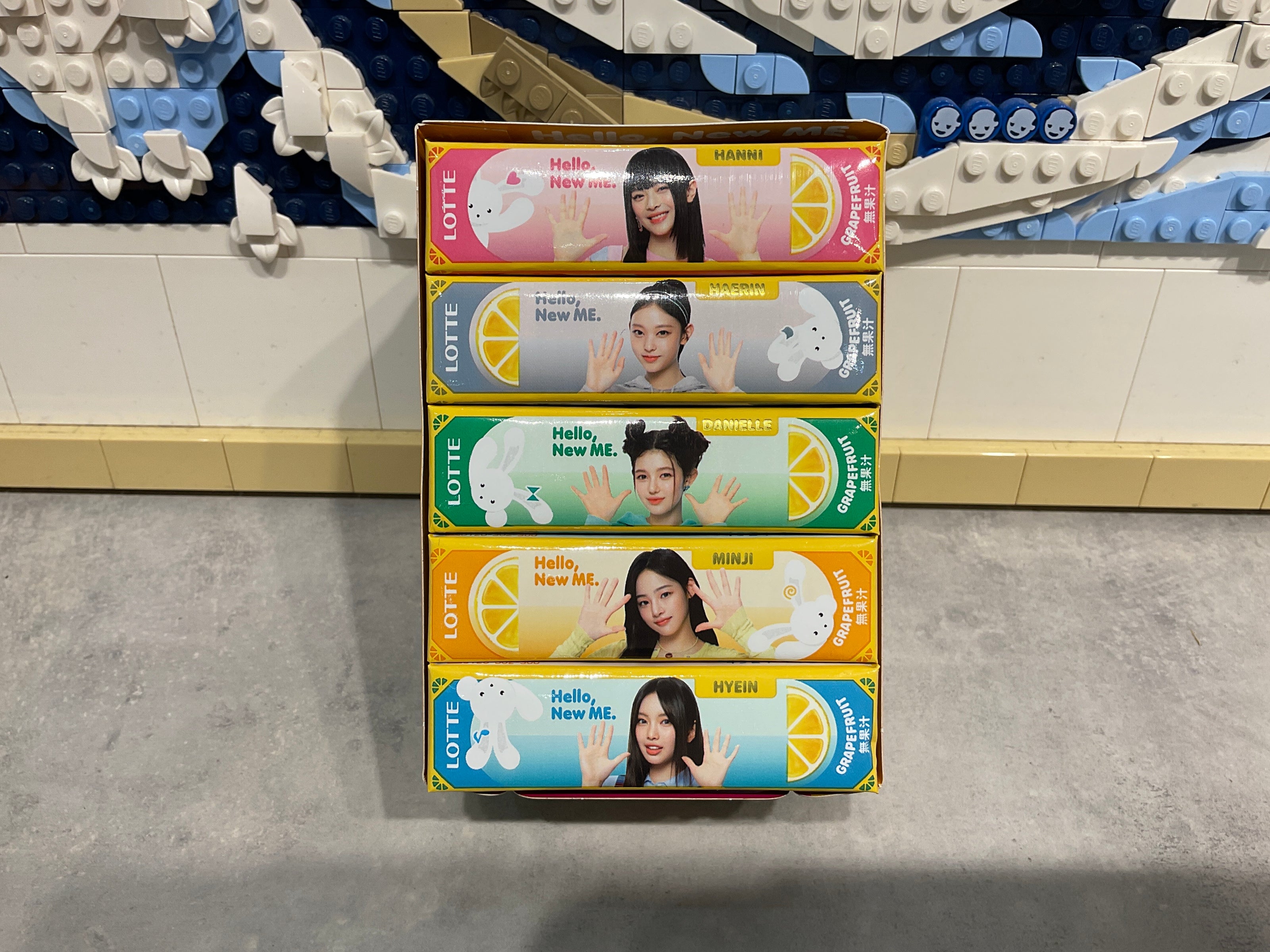 Gum à la pamplemousse NewJeans LOTTE