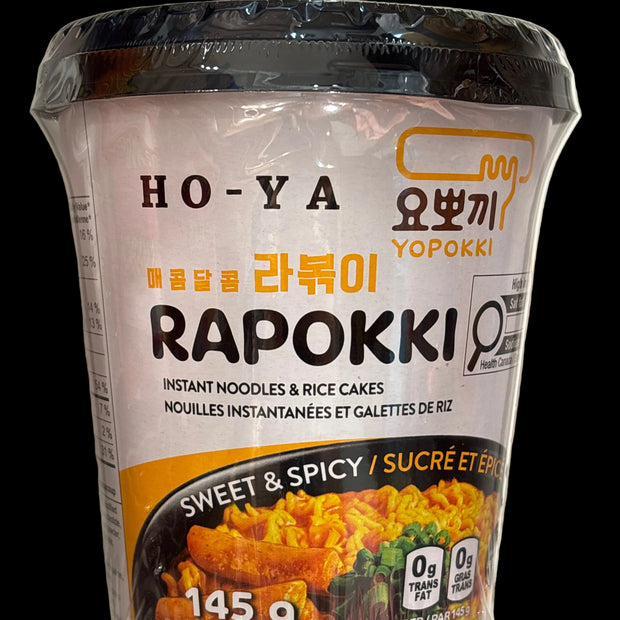Gâteau de riz au Sucré et Épicé avec ramen RAPOKKI HO-YA 145g