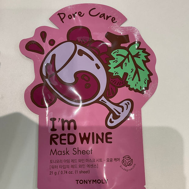 TONYMOLY I'm Real Mask Sheet Red Wine