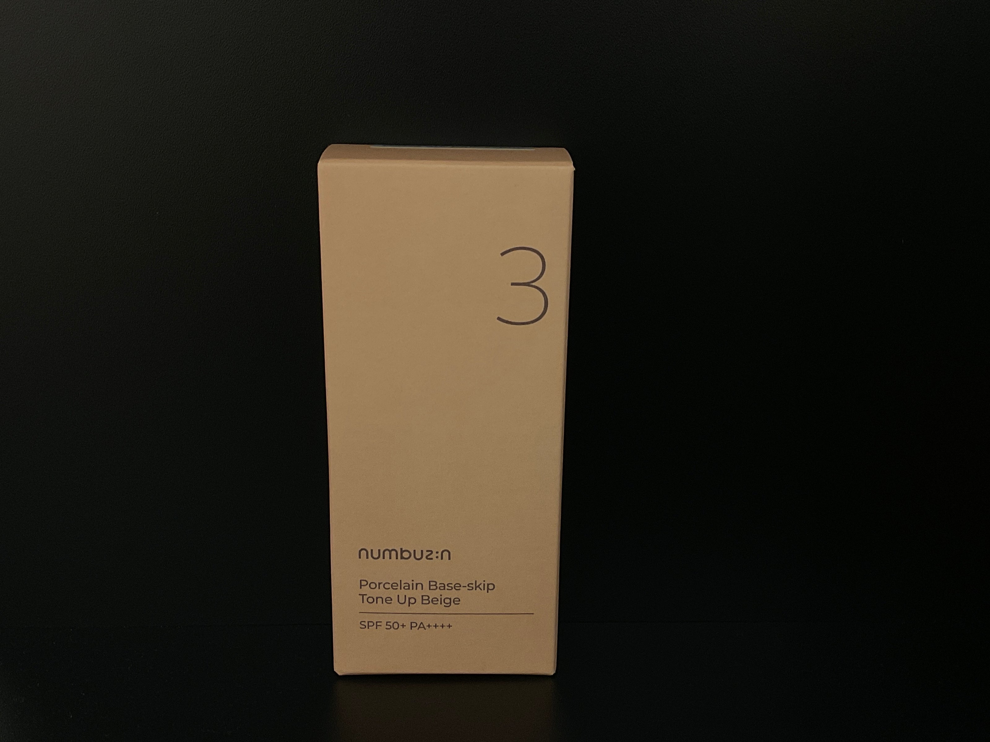 NUMBUZIN ! + NO 3 Base en porcelaine-Skip Tone Up Beige 50ml NPN