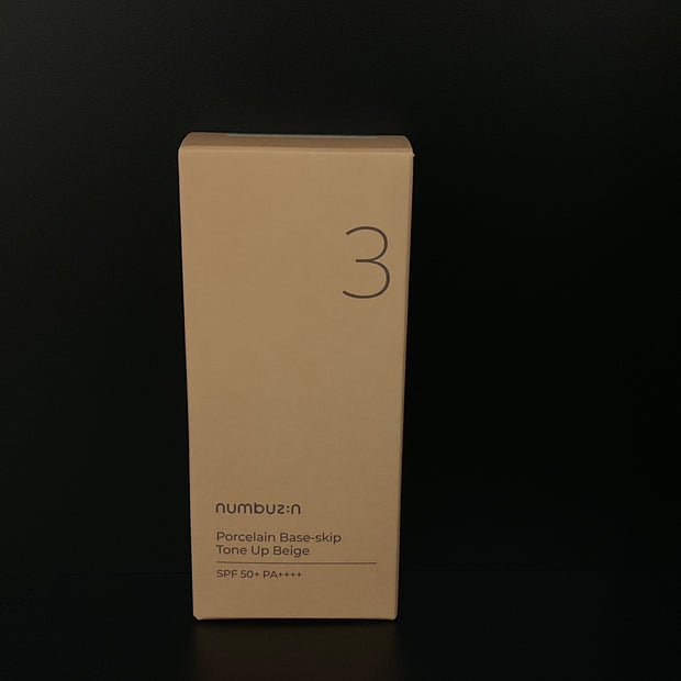 NUMBUZIN ! + NO 3 Base en porcelaine-Skip Tone Up Beige 50ml NPN