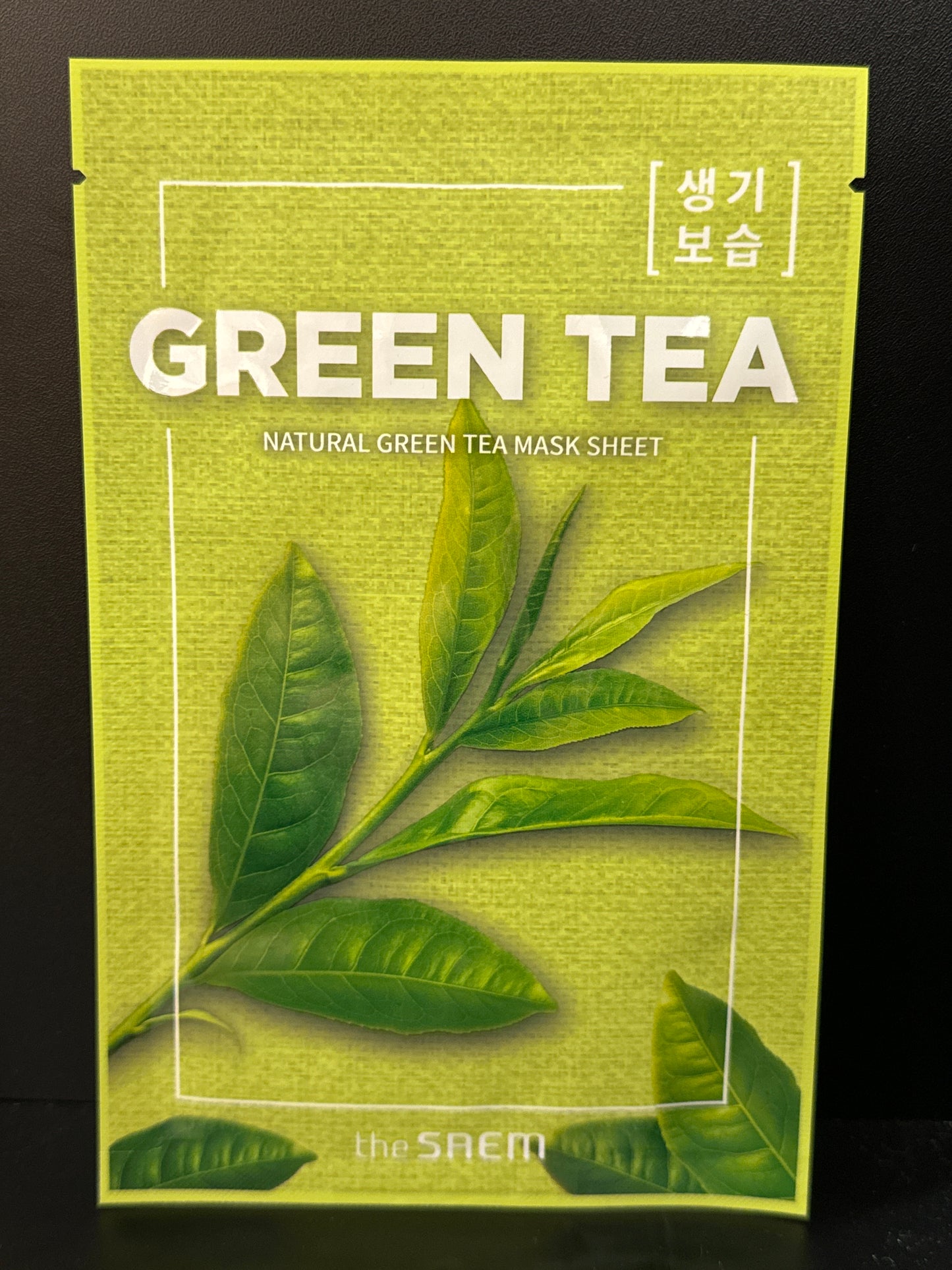 THE SAEM La feuille de masque Thé vert naturel
