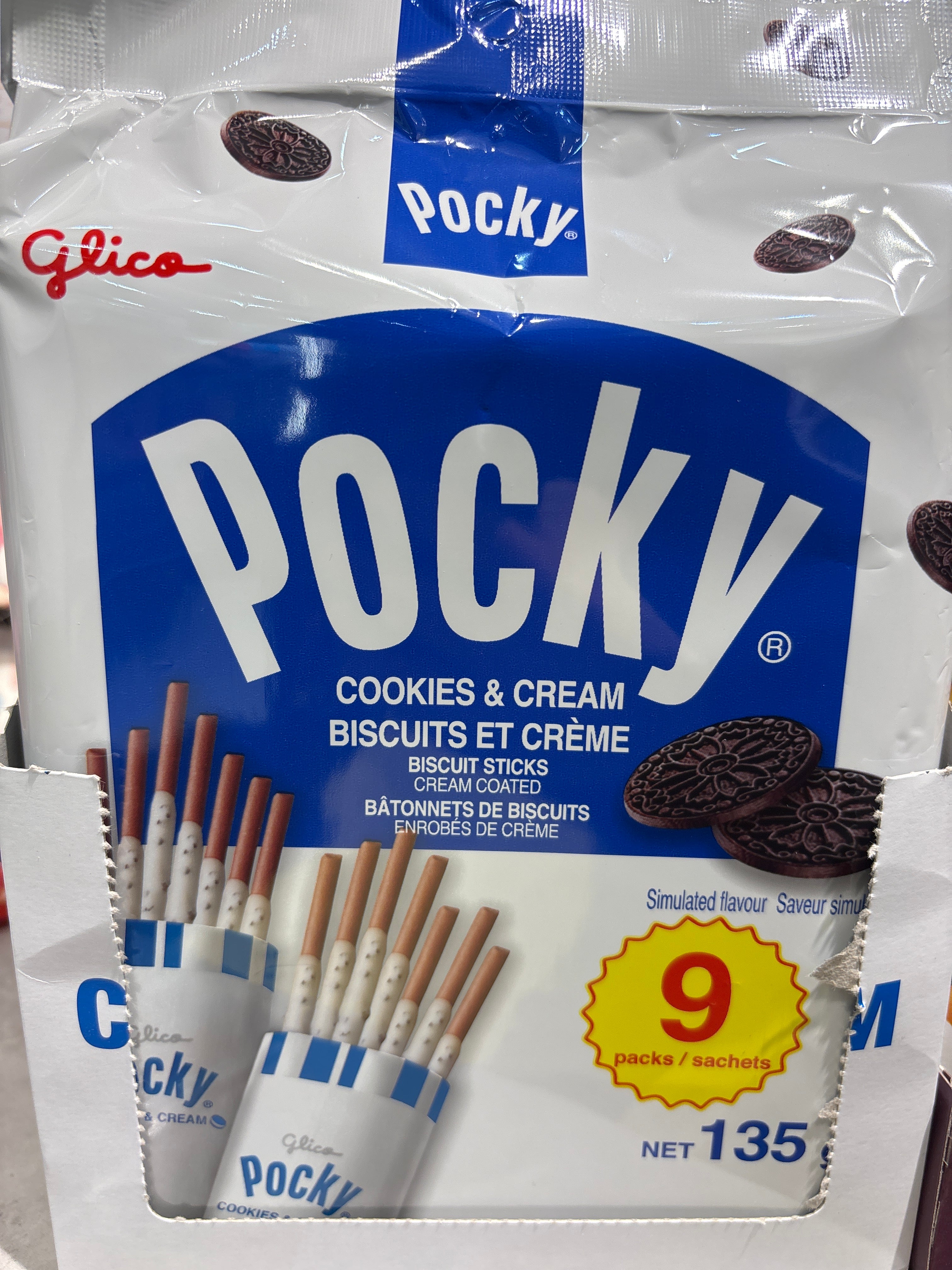 Pocky🇯🇵 Biscuit Et Crème 135g